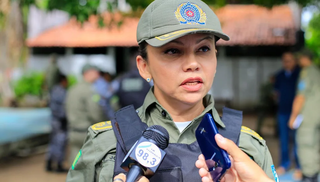 Tenente-coronel Joseline, comandante do 5º BPM