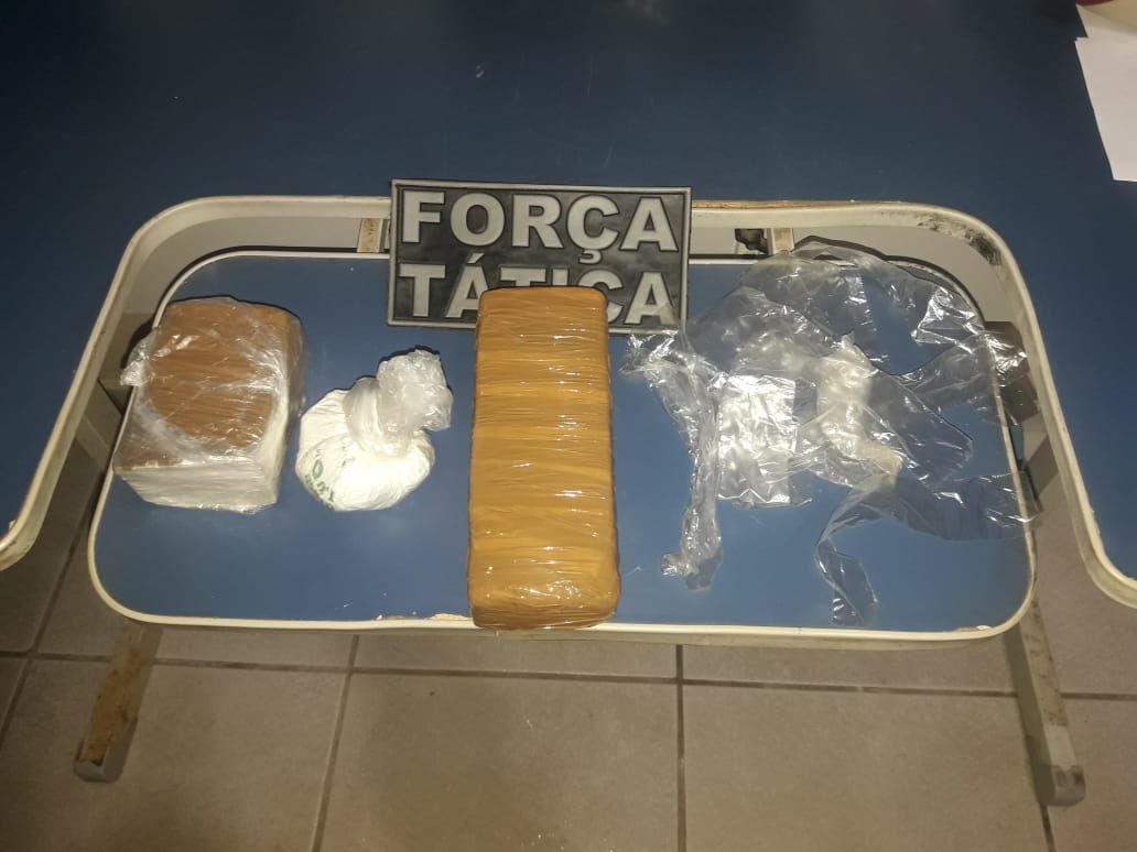 Drogas apreendidas pela PM na região de Picos