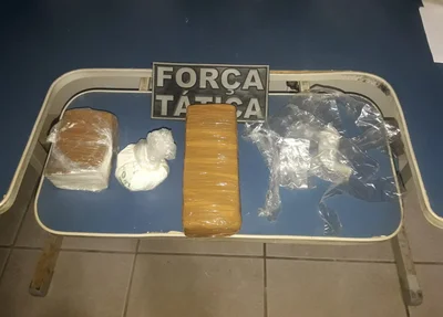 Drogas apreendidas pela PM na região de Picos