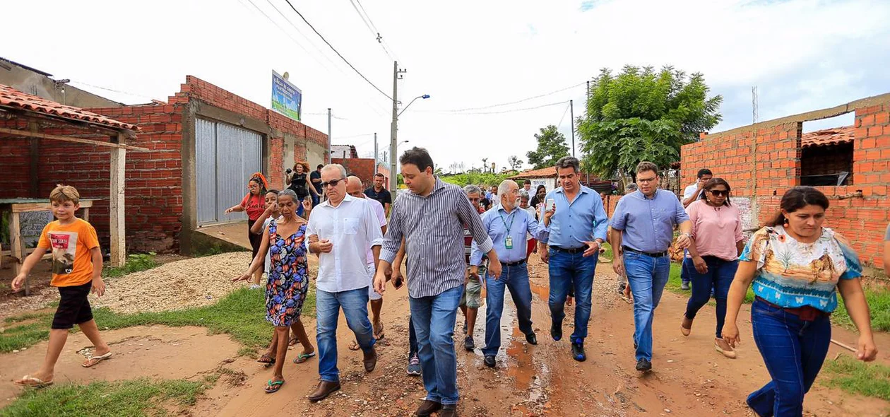 Pavimentação das ruas no assentamento Nova Esperança