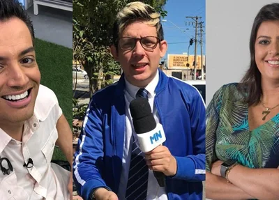 Léo Dias, Erlan Bastos e Fábia Oliveira