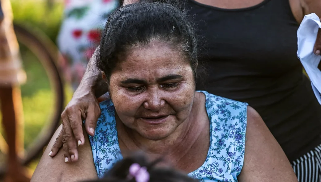 Esposa da vítima