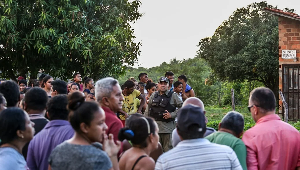 Populares ficaram assustados com o assassinato