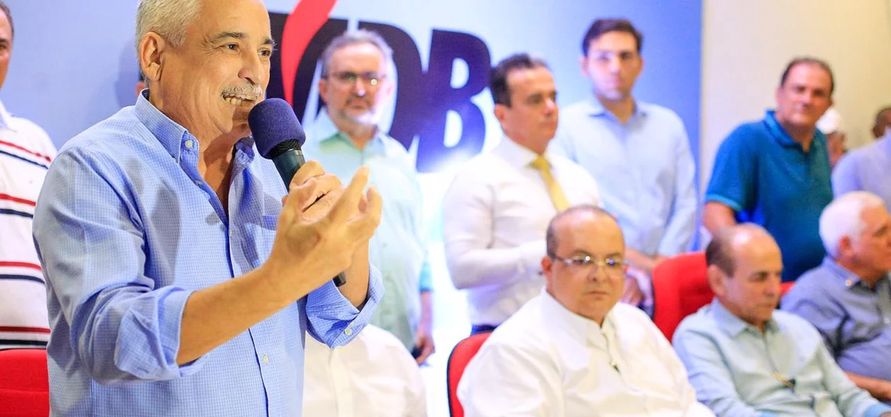Robert Rios no evento de lançamento da pré-candidatura de Dr. Pessoa