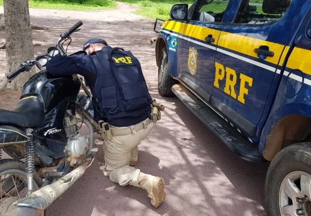 Veículo apreendido pela PRF em Pio IX