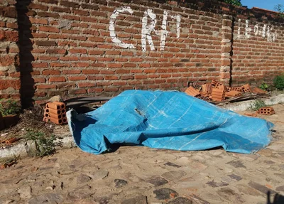 A vítima foi encontrada morta
