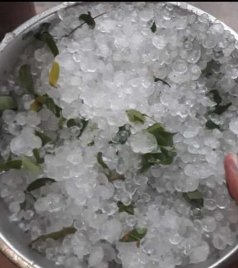 Granizo em Currais