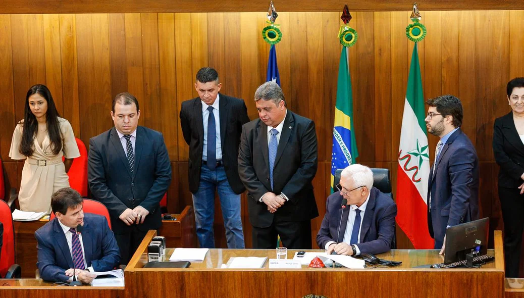 Deputados reunidos