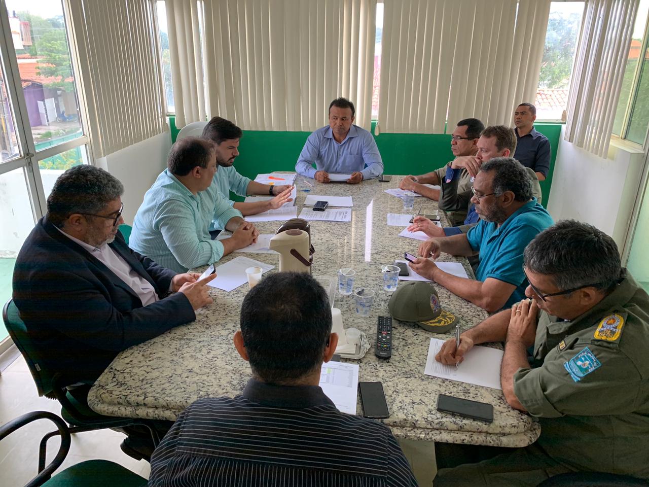 Reunião na Secretaria de Segurança do Piauí