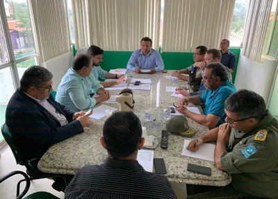 Reunião na Secretaria de Segurança do Piauí