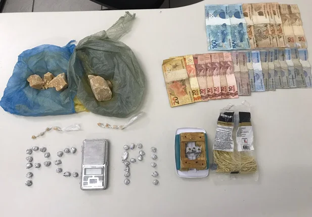 Entorpecentes apreendidos em Buriti dos Lopes