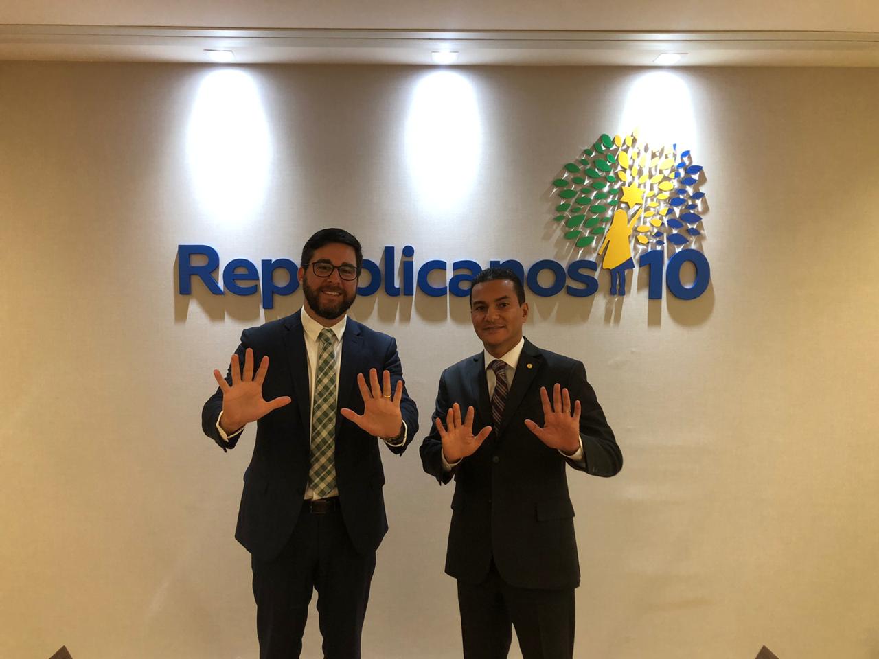 Victor Coelho e o deputado federal Marcos Pereira