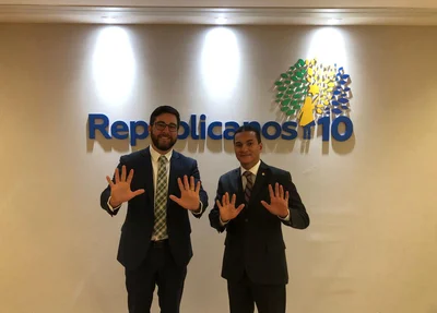 Victor Coelho e o deputado federal Marcos Pereira
