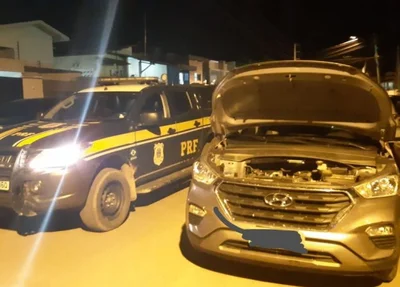 Carro apreendido pela PRF 
