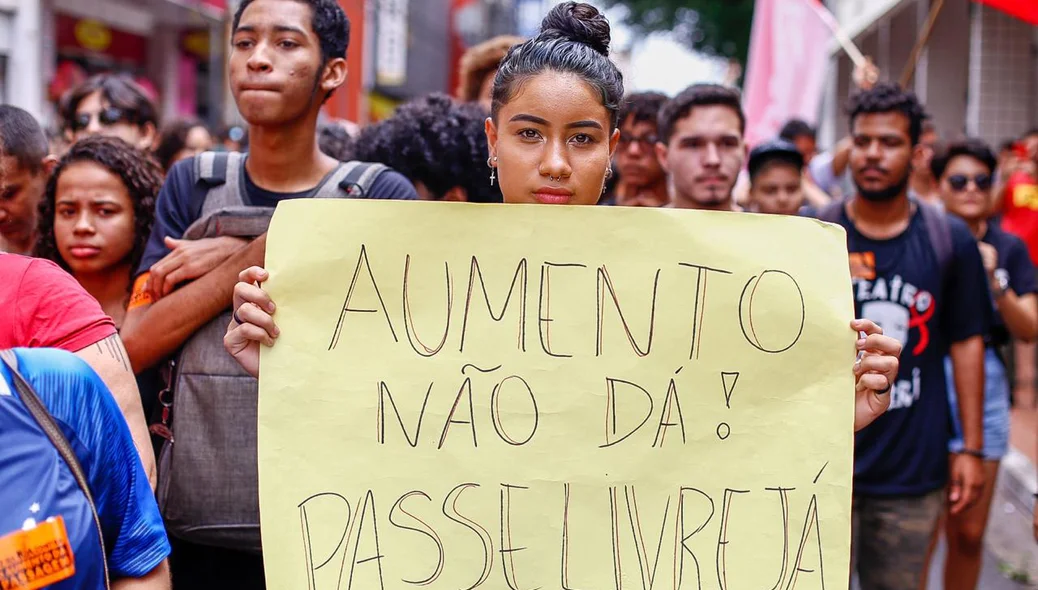 Estudantes também produziram cartazes 
