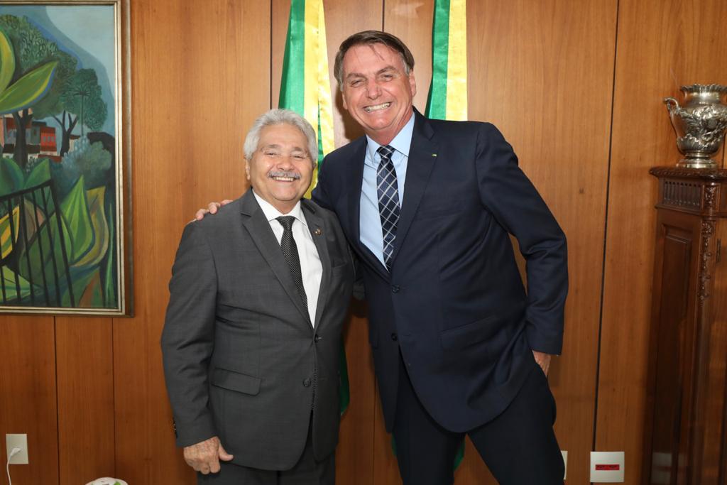 Jair Bolsonaro e Elmano Férrer