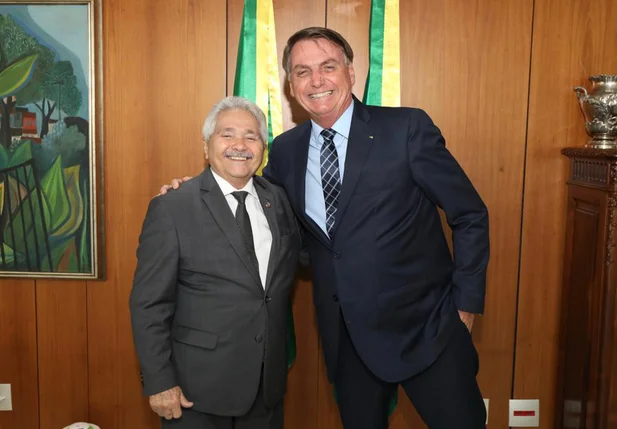Jair Bolsonaro e Elmano Férrer