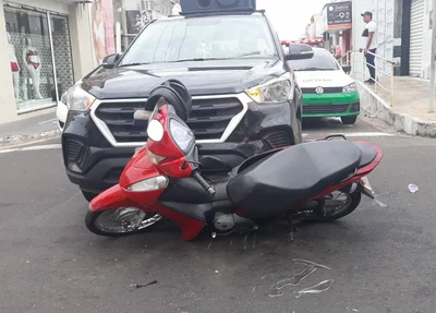 Acidente no centro de Teresina