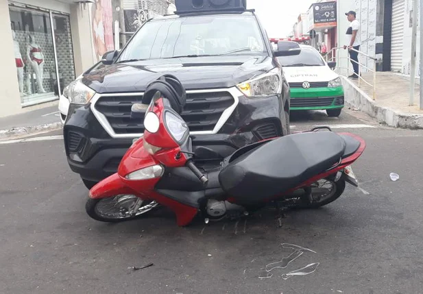 Acidente no centro de Teresina