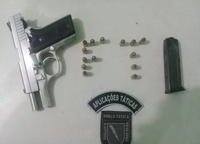Apreensão de arma na zona sudeste