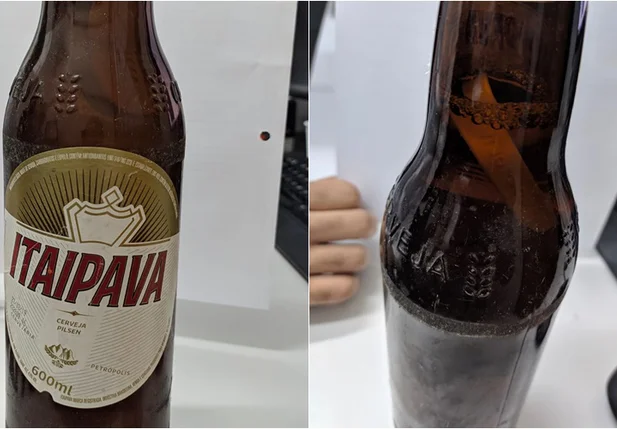 Corpo estranho foi encontrado na cerveja Itaipava 