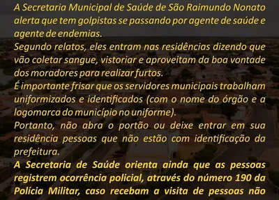 Nota emitida pela Prefeitura de São Raimundo Nonato