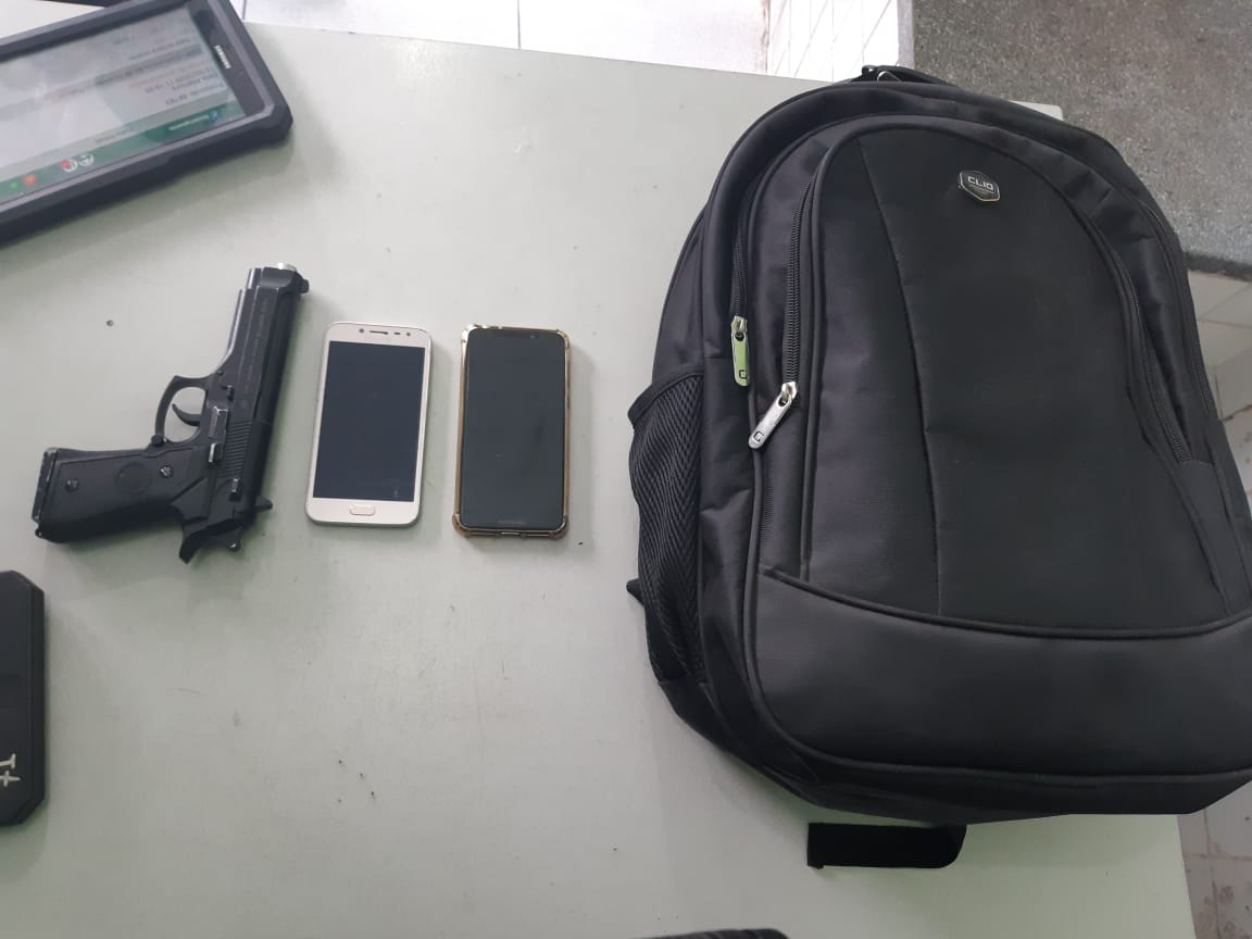 Objetos encontrados com a dupla