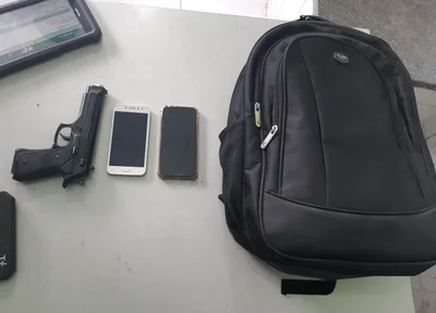 Objetos encontrados com a dupla