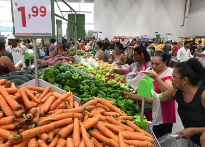 Legumes no supermercado