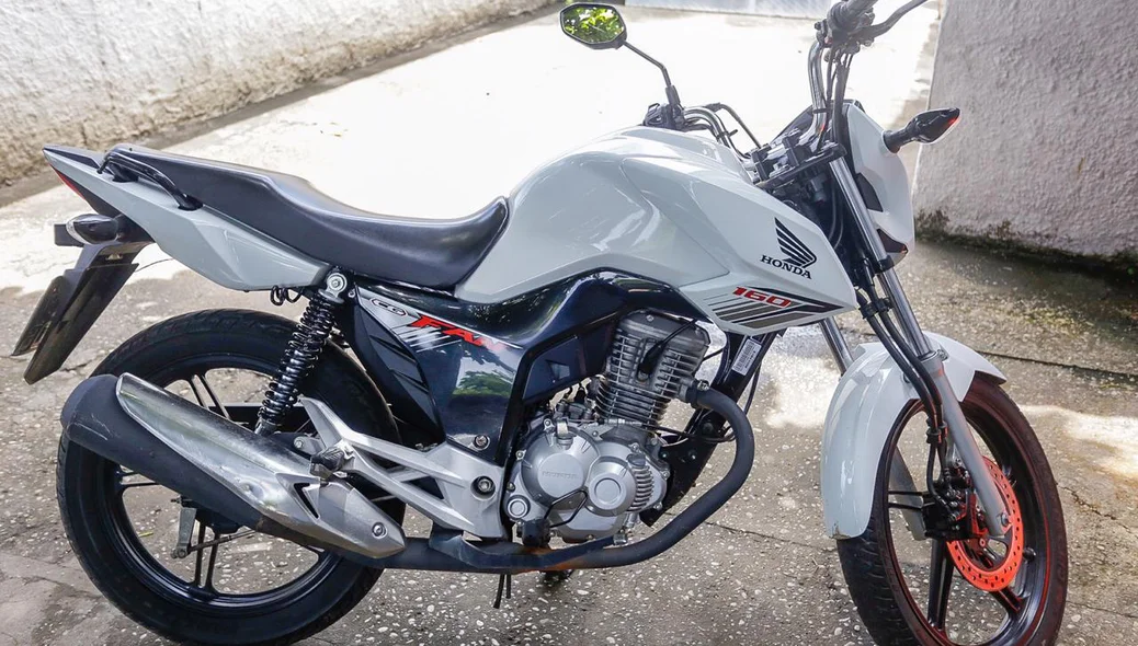 Motocicleta apreendida 