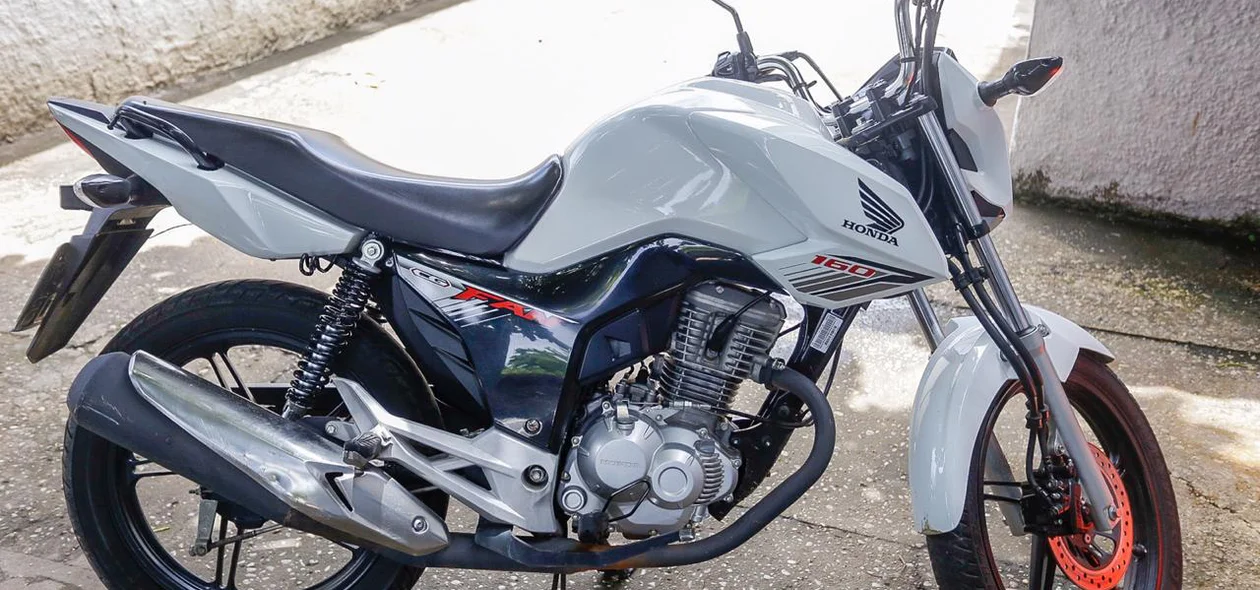 Motocicleta apreendida 