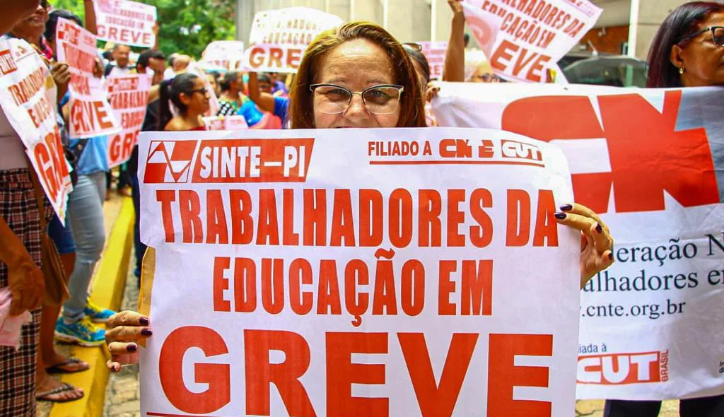 Greve de professores do Estado em 2020