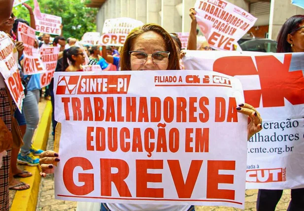 Greve de professores do Estado em 2020