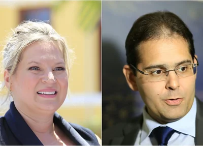 Joice Hasselmann e Daniel França 