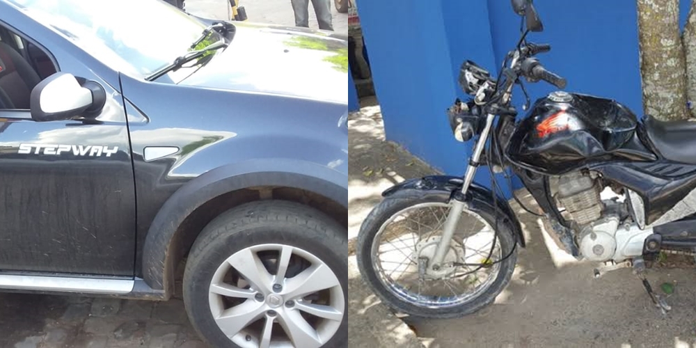 Veículos apreendidos pela Polícia Militar de Picos
