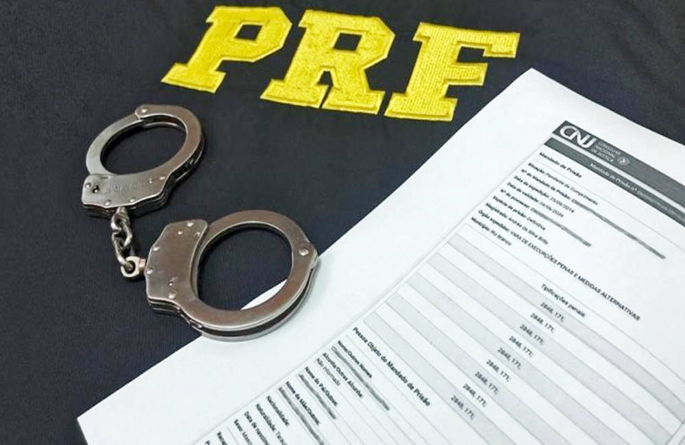 Mandado de prisão cumprido pela PRF-PI