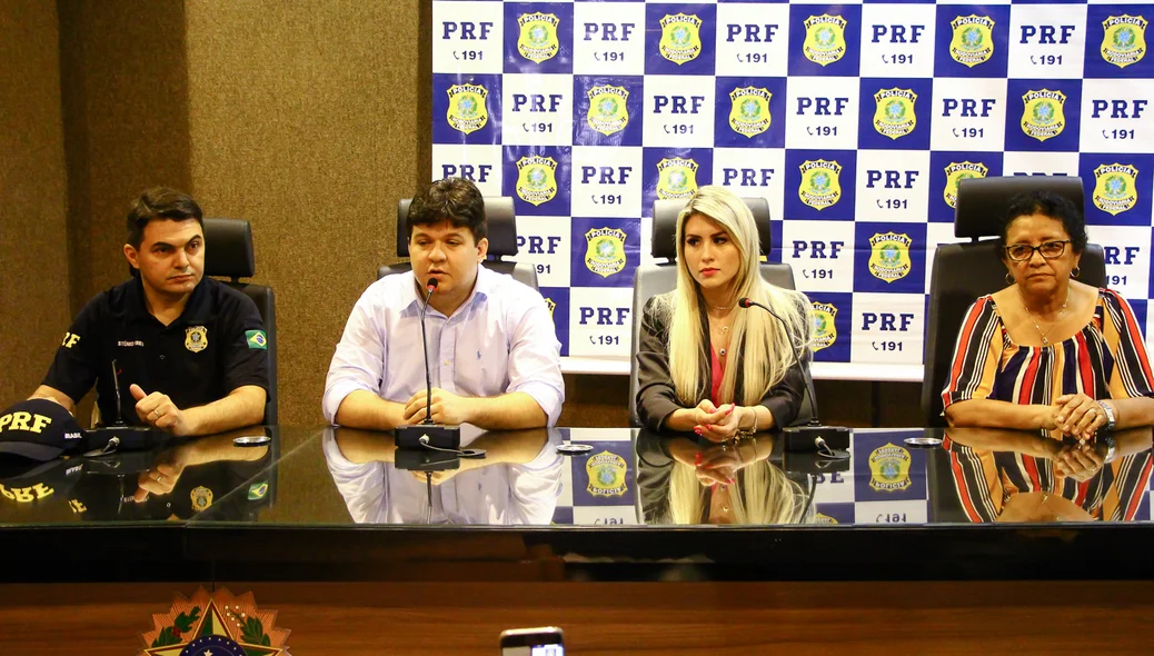 Coletiva para lançamento da Operação de Carnaval  da PRF