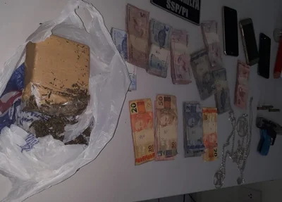 Objetos que estavam em posse dos presos