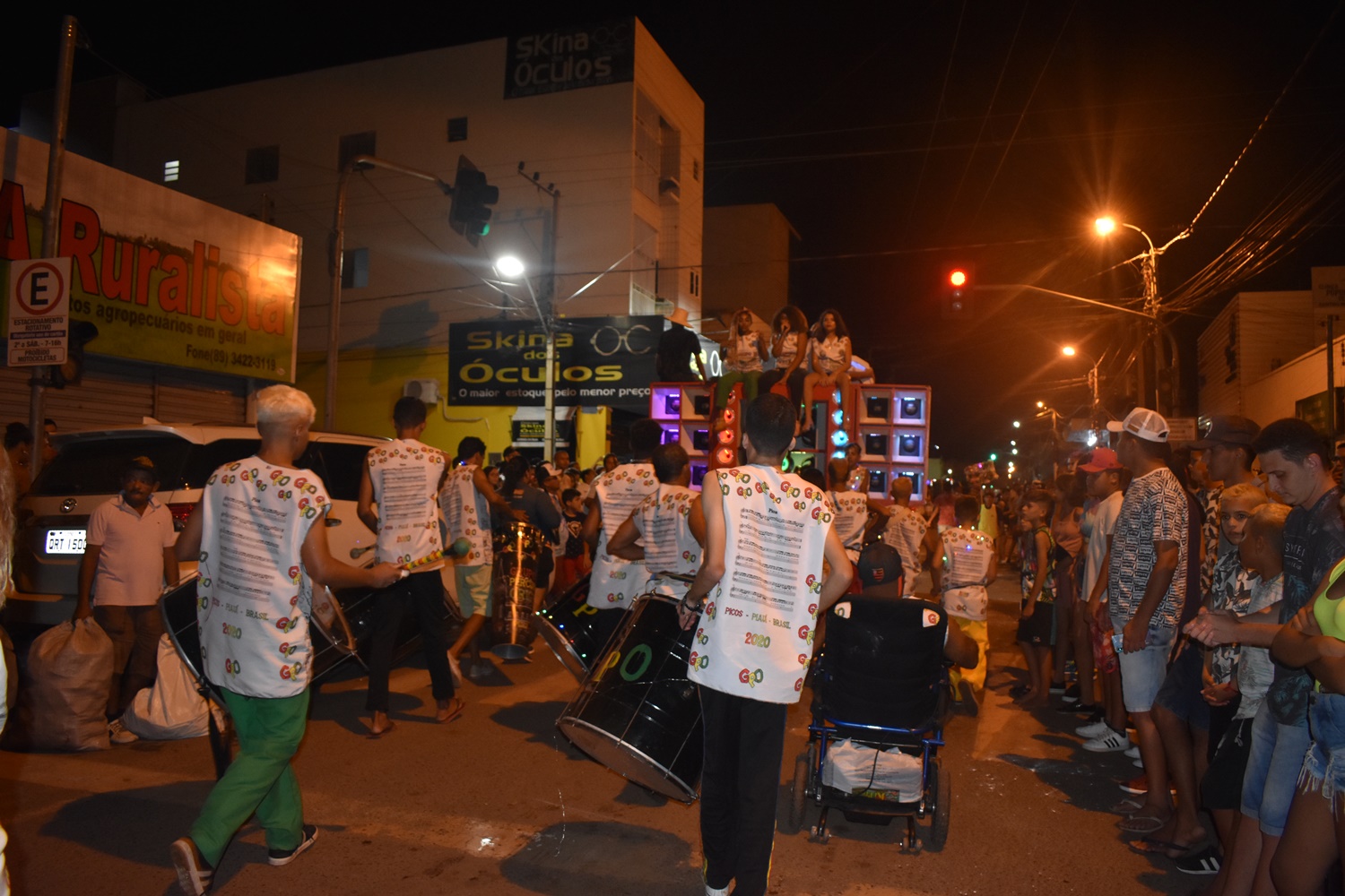 Animação no carnaval de Picos