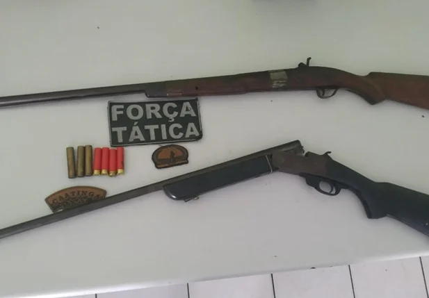 Apreensão de armas em Fronteiras
