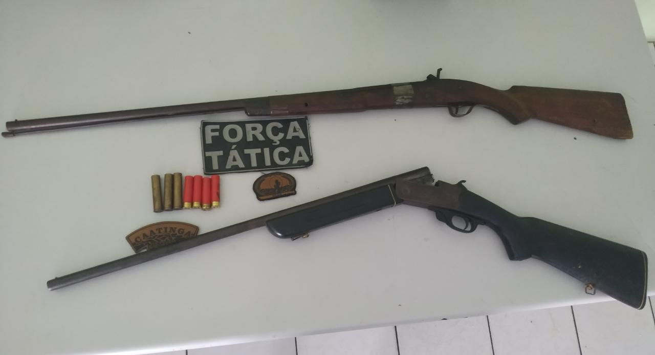 Armas apreendidas 