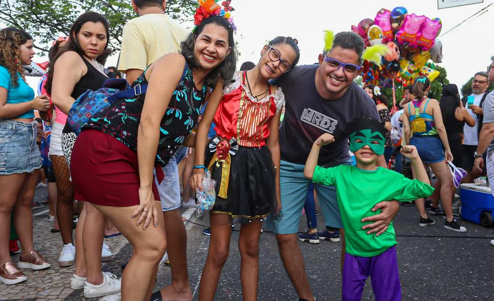 Crianças curtem o Carnaval com os pais no Capote da Madrugada 2020