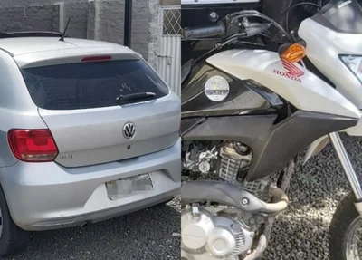 Veículos apreendidos com o vistoriador do Detran
