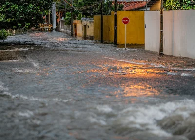Zona leste toda alagada 