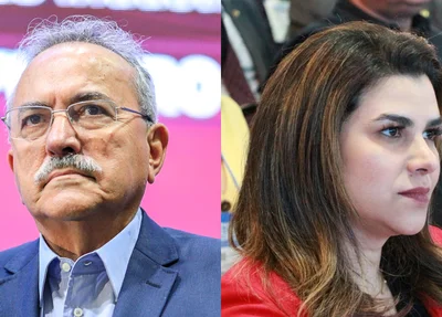 Átila Lira e Marina Santos