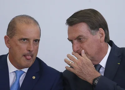 Onyx Lorenzoni e Jair Bolsonaro