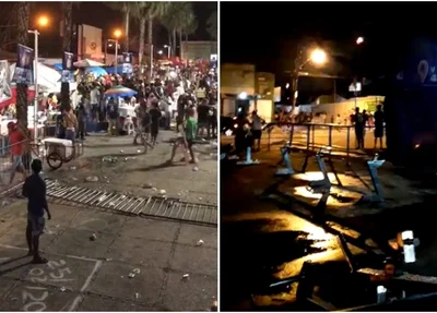Tiroteio deixa uma pessoa baleada na Praça Cultural do Dirceu
