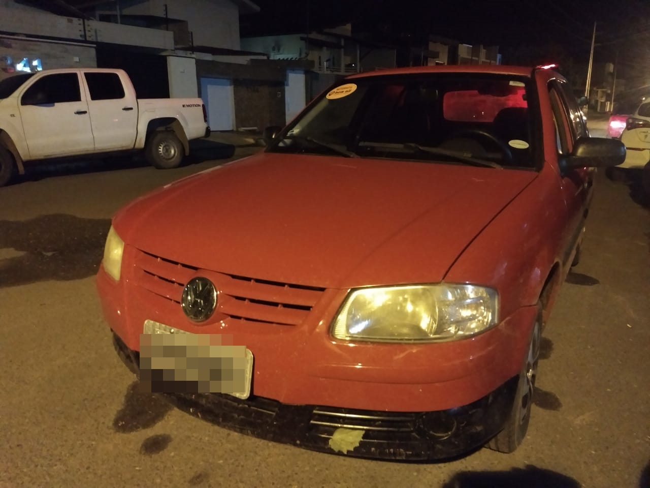 Veículo recuperado pela polícia em Picos