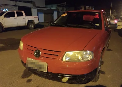 Veículo recuperado pela polícia em Picos