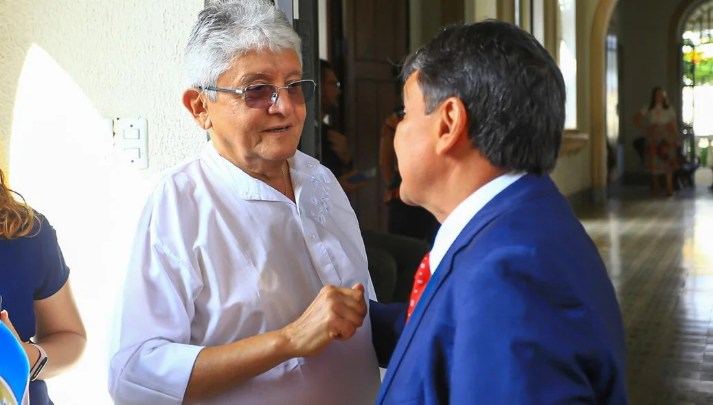 Padre Tony Batista e Wellington Dias